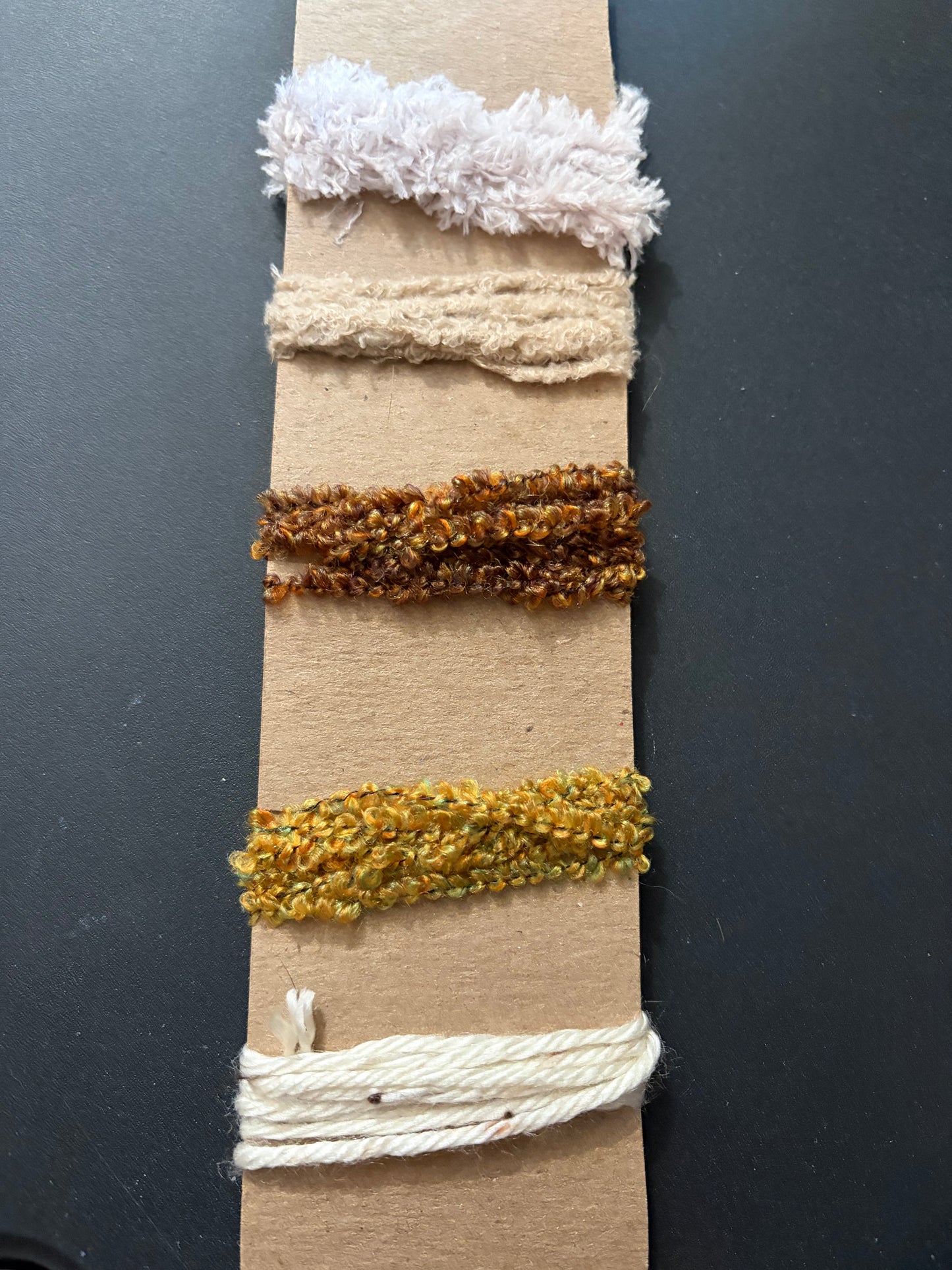 Brown Fiber Card