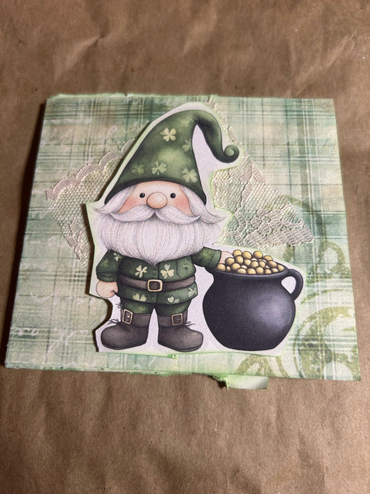 Mini notebook with ephemera