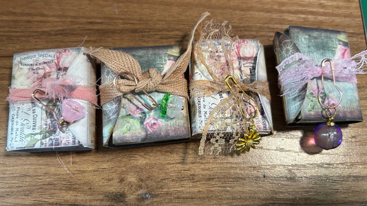 Four micro Junk Journals