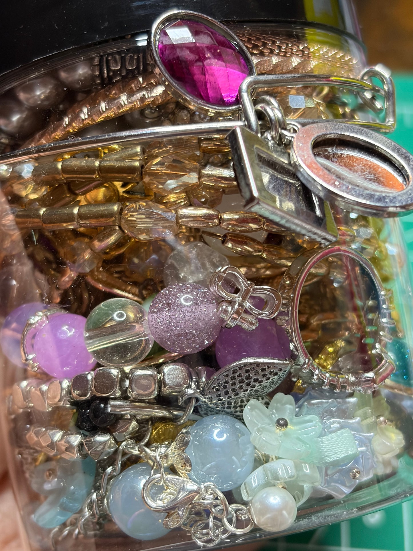 Jewelry Jar - mixed color