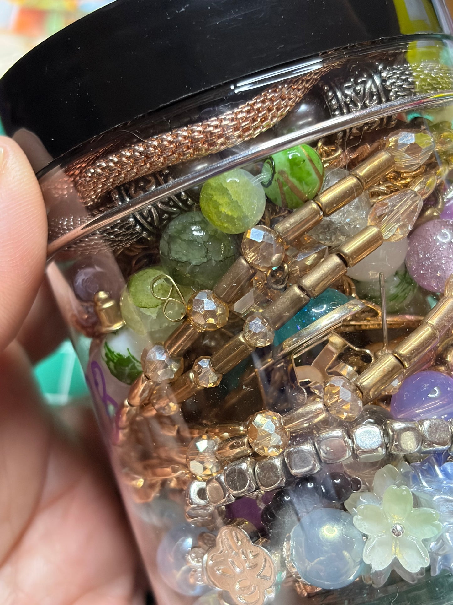 Jewelry Jar - mixed color