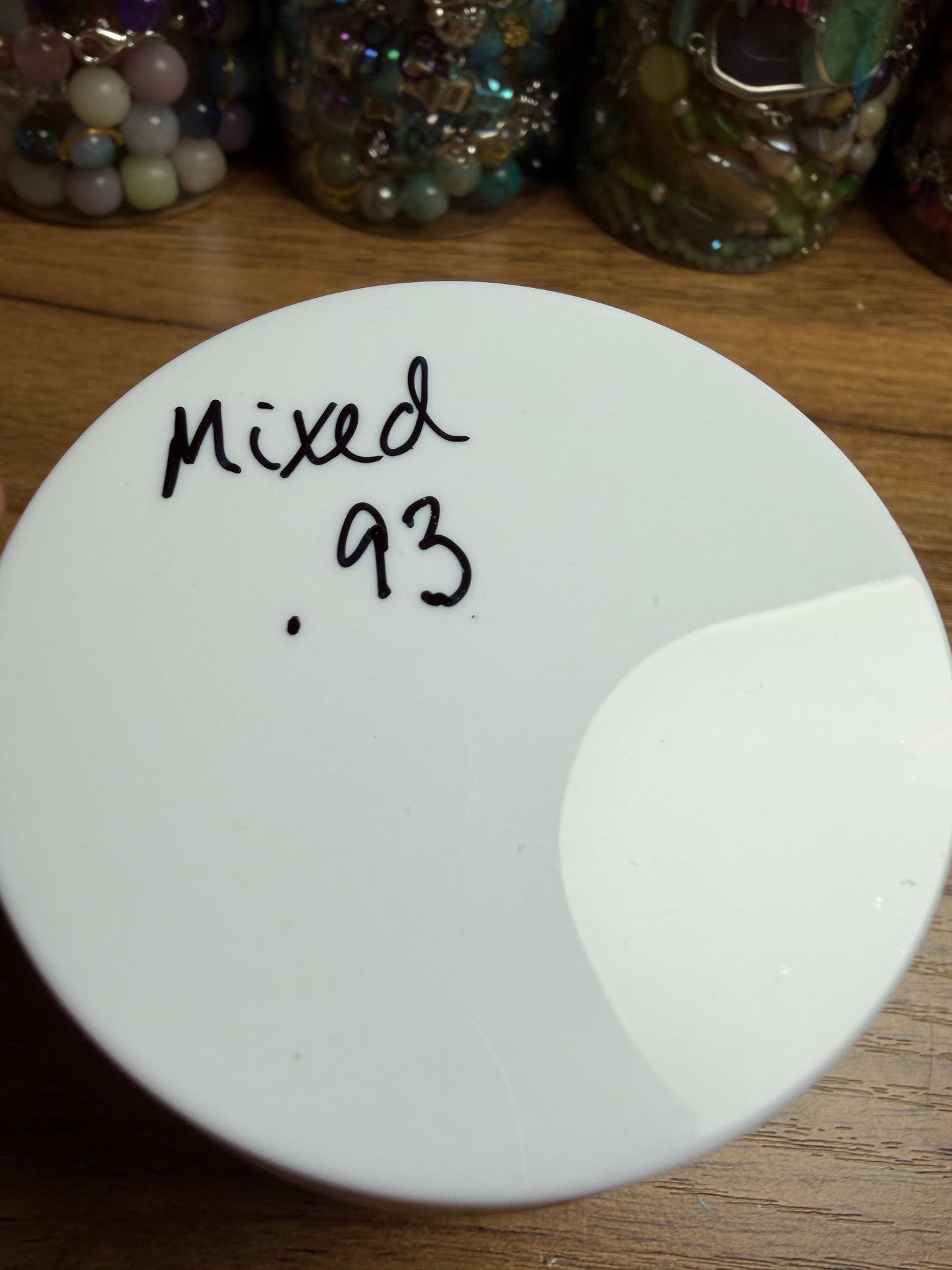 Mixed jewelry jar