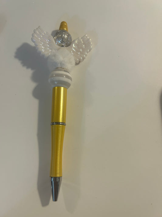 yellow angel wing pen