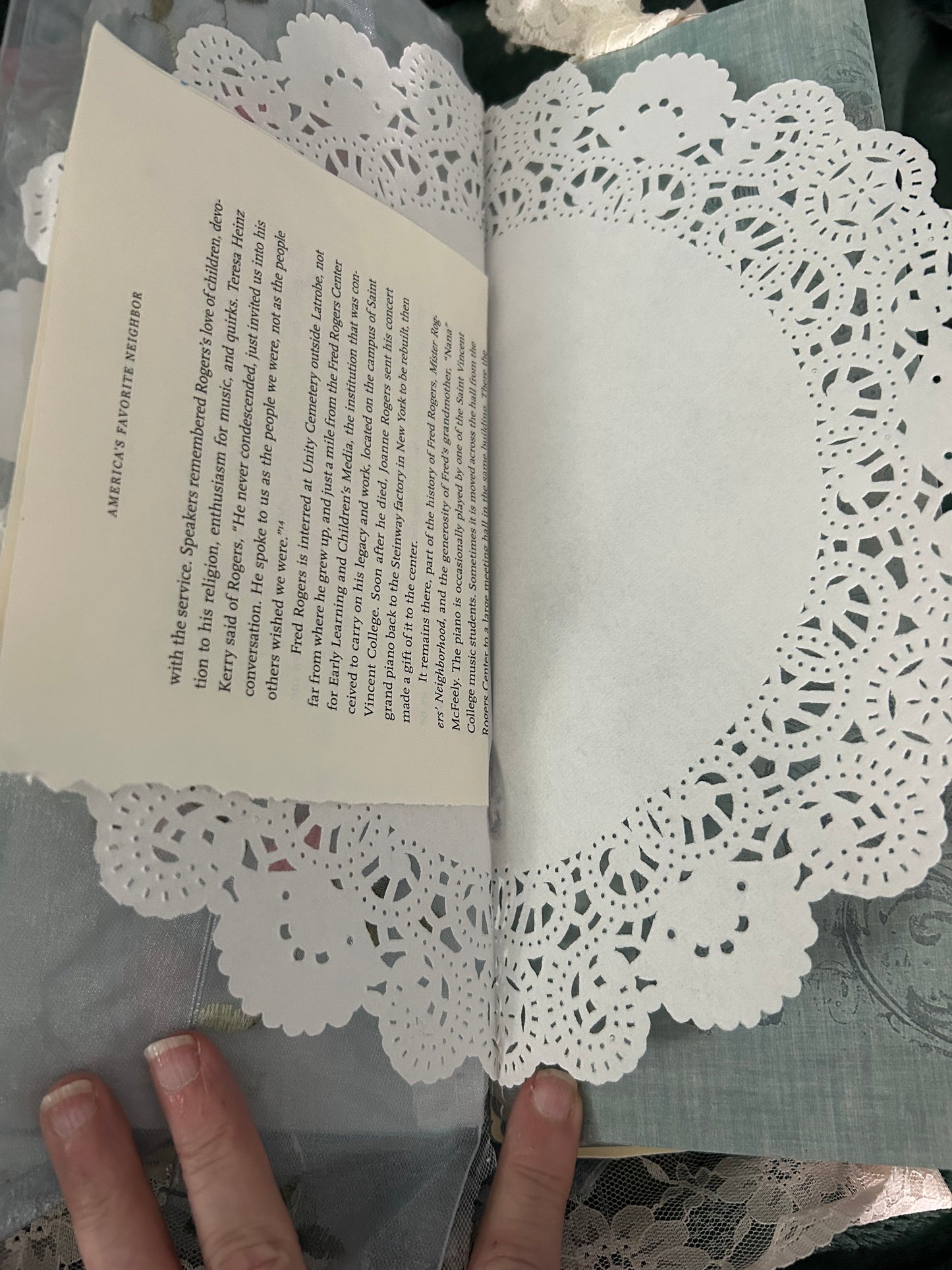 Shabby Chic  Blue and Pink Journal