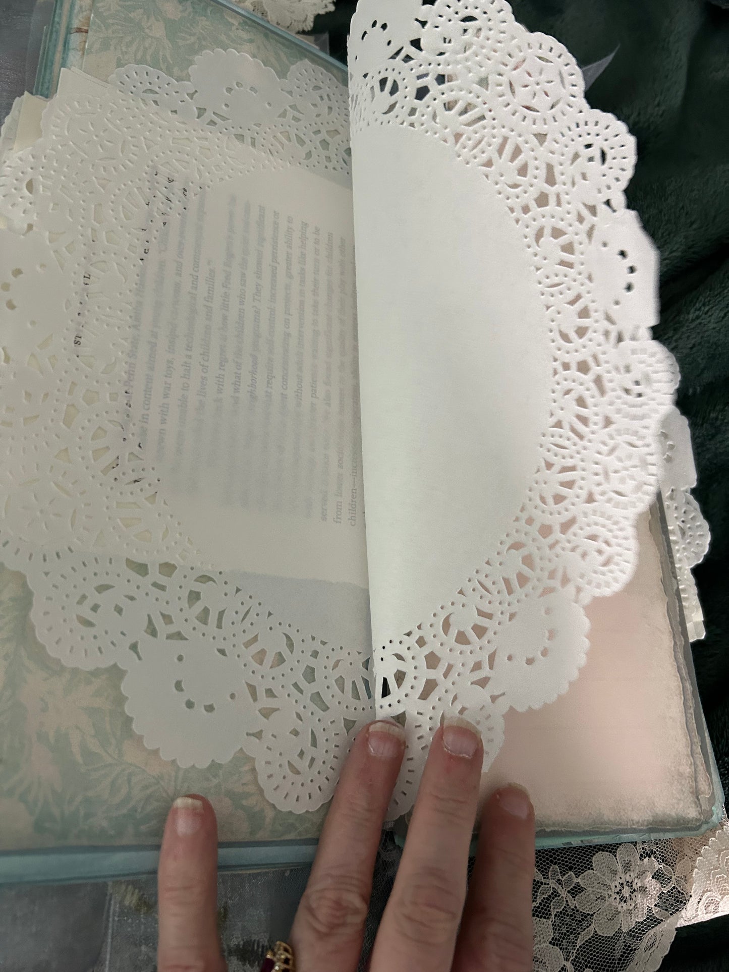 Shabby Chic  Blue and Pink Journal