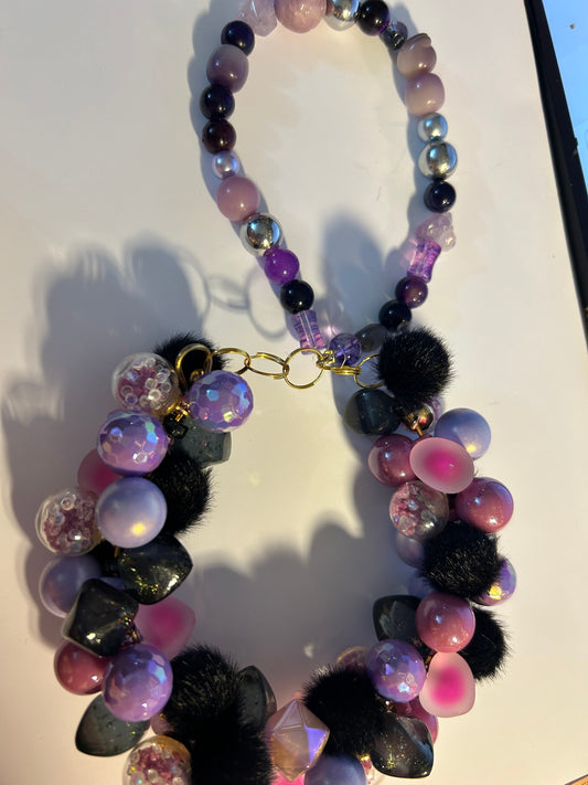 Purple and Black car hanger