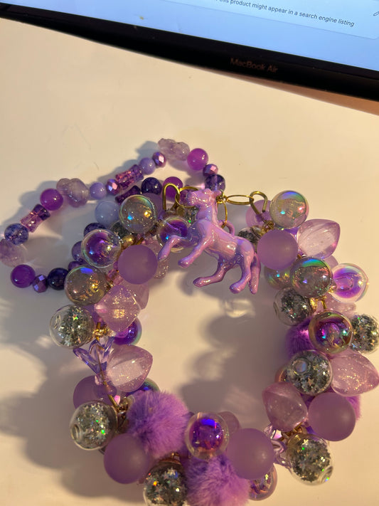 Purple Horse Car Hanger