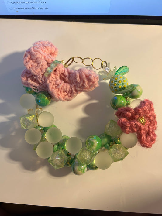 Butterfly and Flower Car Hanger