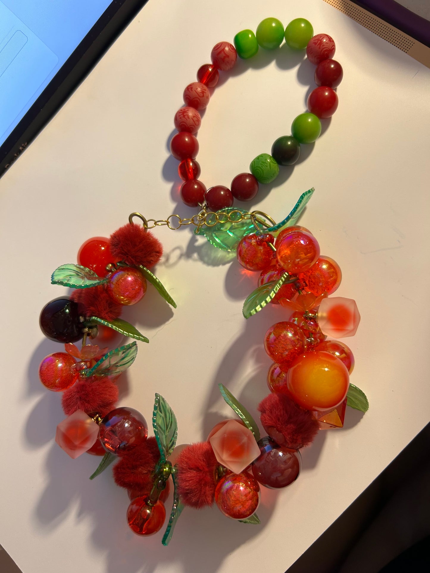 Apples and Leaves  car hanger
