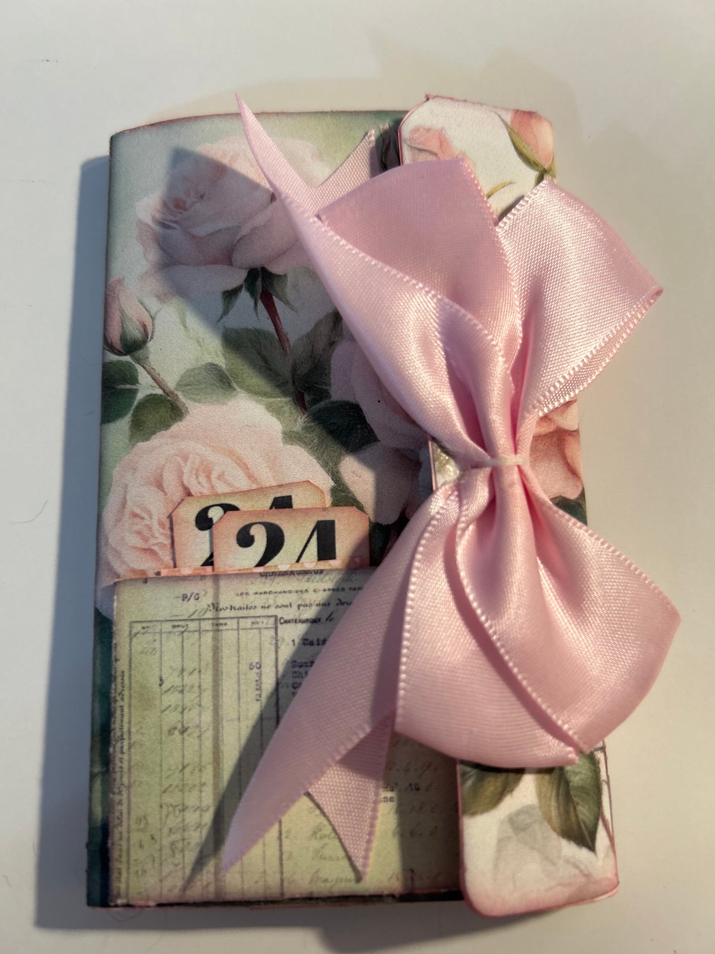 Shabby Pink Mini Journal