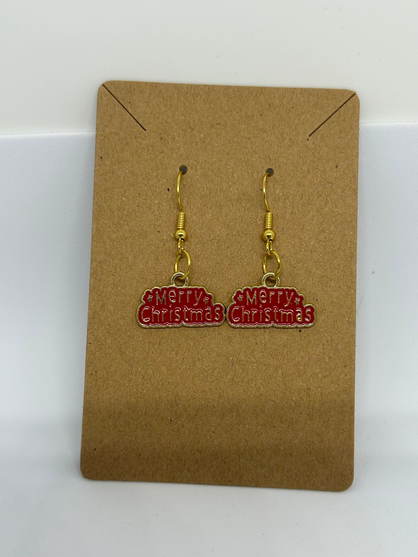 Golden cheer earrings