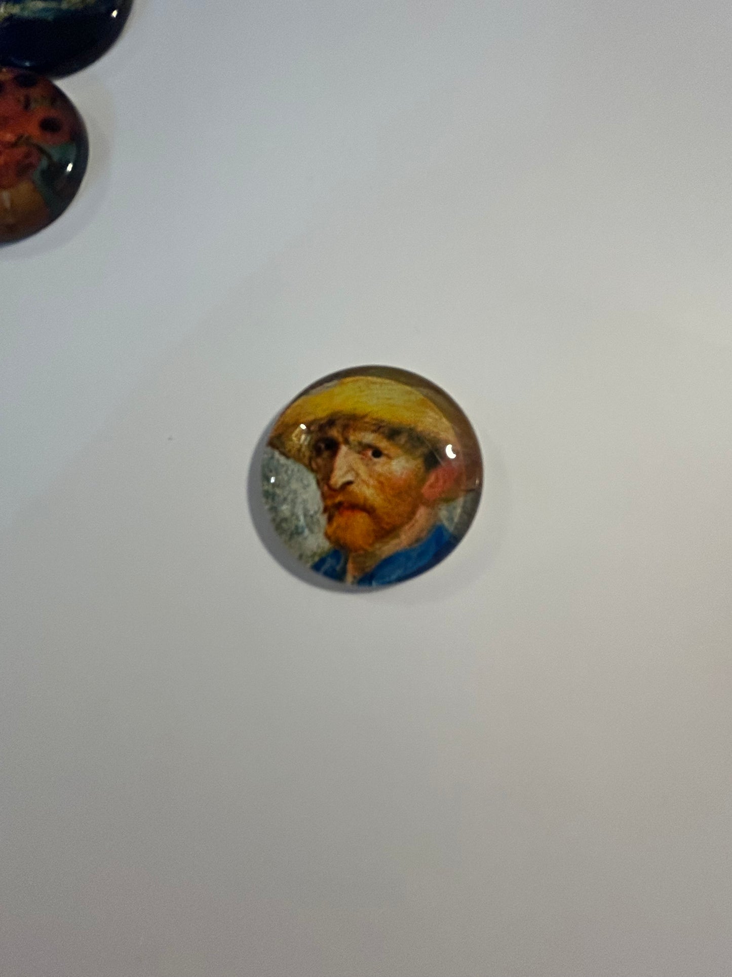 glass van gogh charms