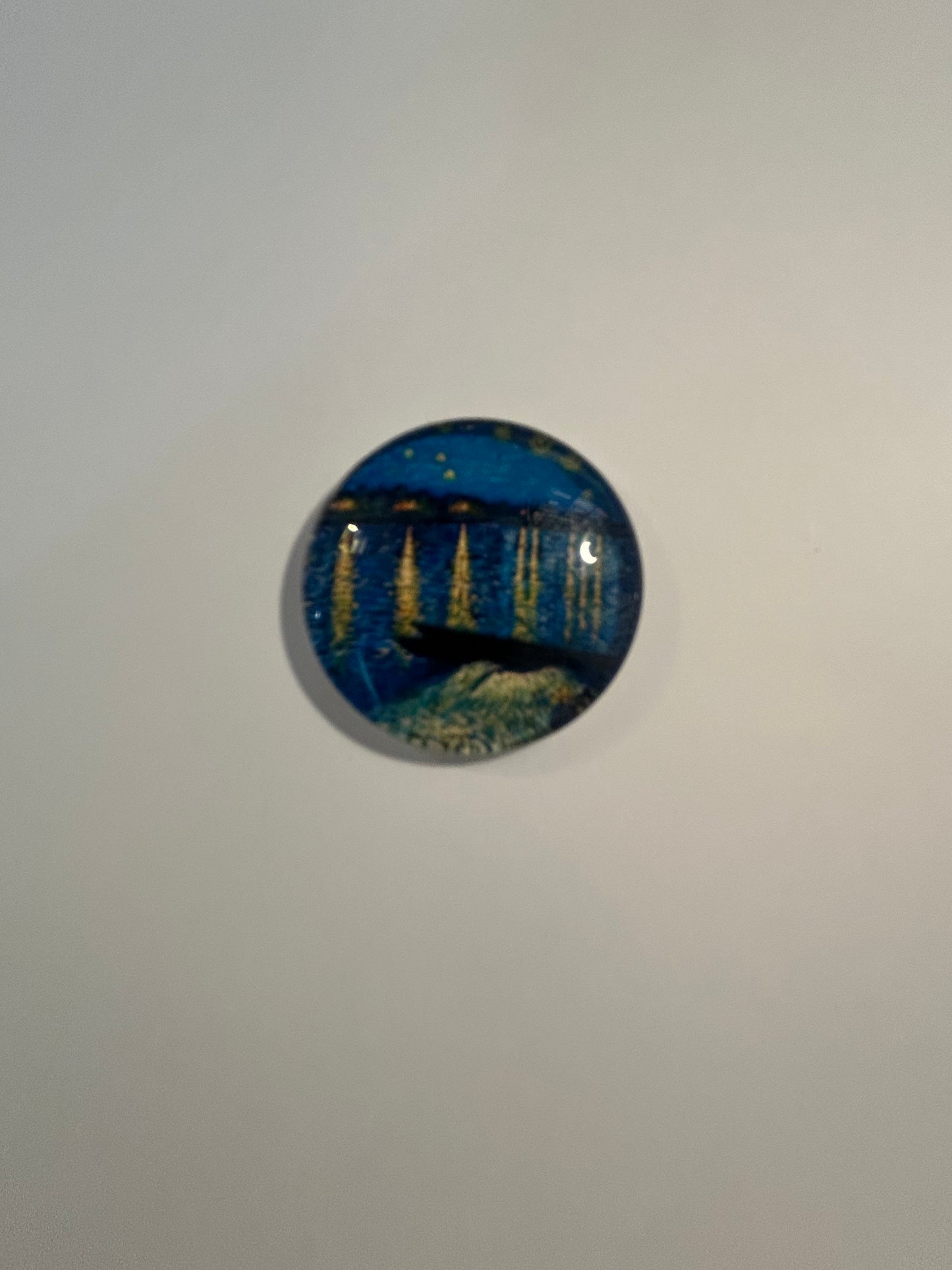 glass van gogh charms