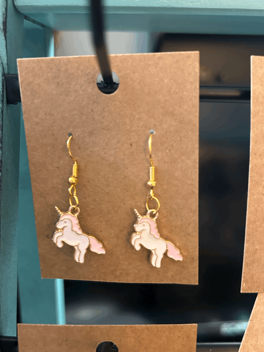 Pink and white unicorn